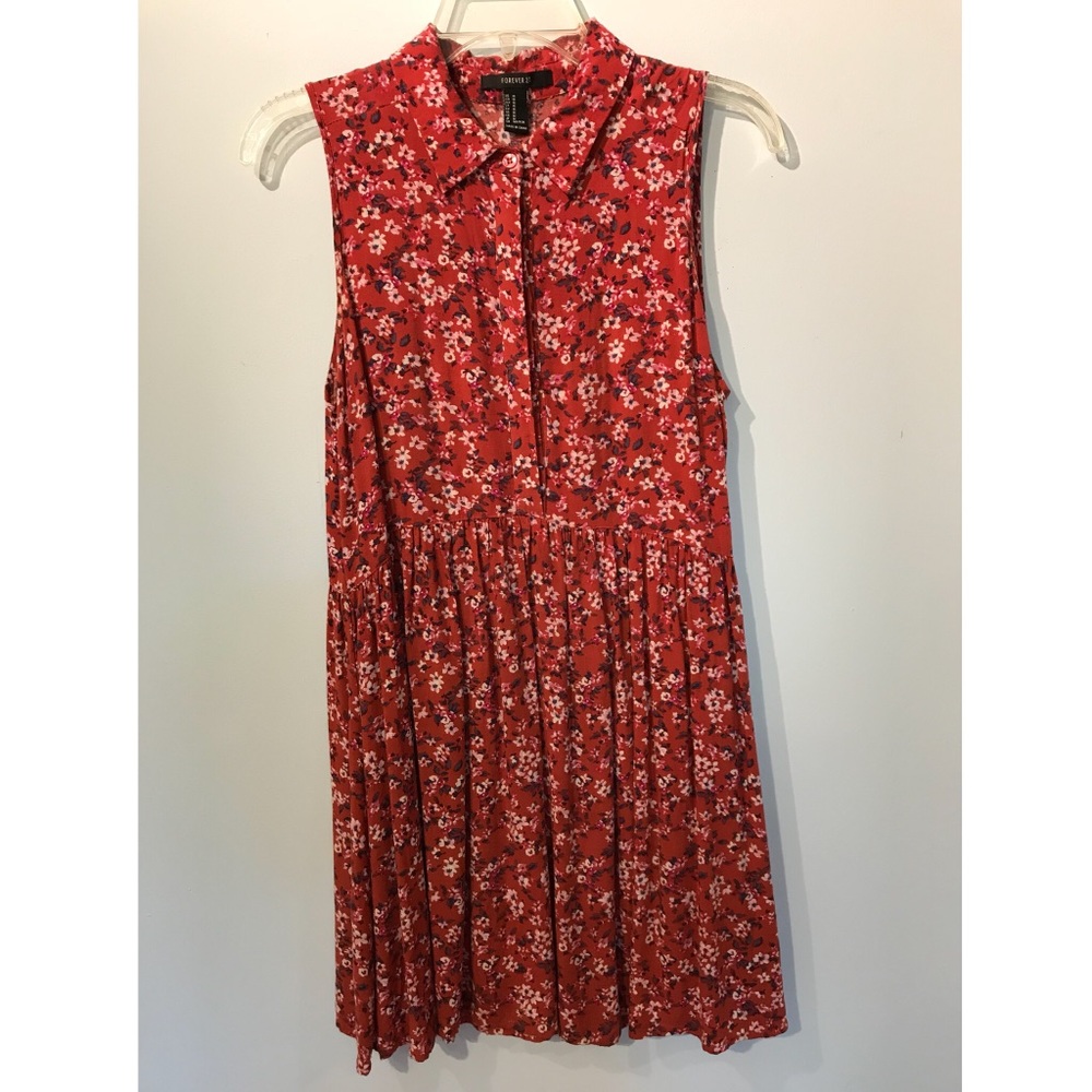 Floral print summer dress, Forever 21, M